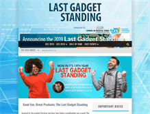 Tablet Screenshot of lastgadgetstanding.com